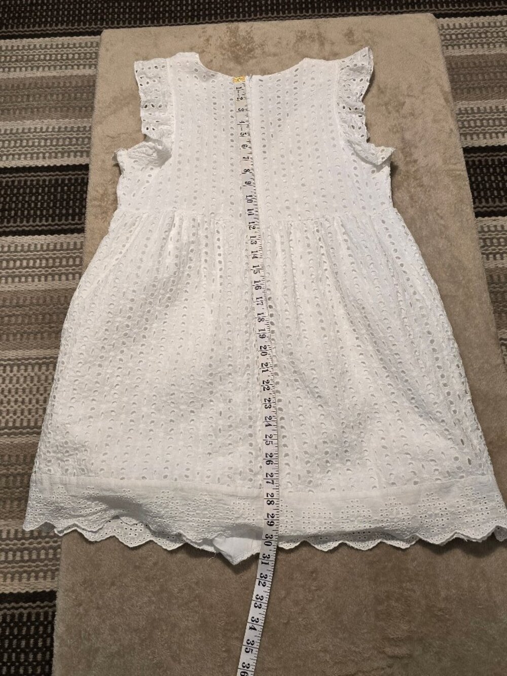 Cap sleeve Bohemian snow white mini romper dress woman - Picture 6 of 9
